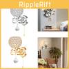 Crystal Wall Modern Light Holder Power Pull Switch Bedroom Hallway Lamp Wall