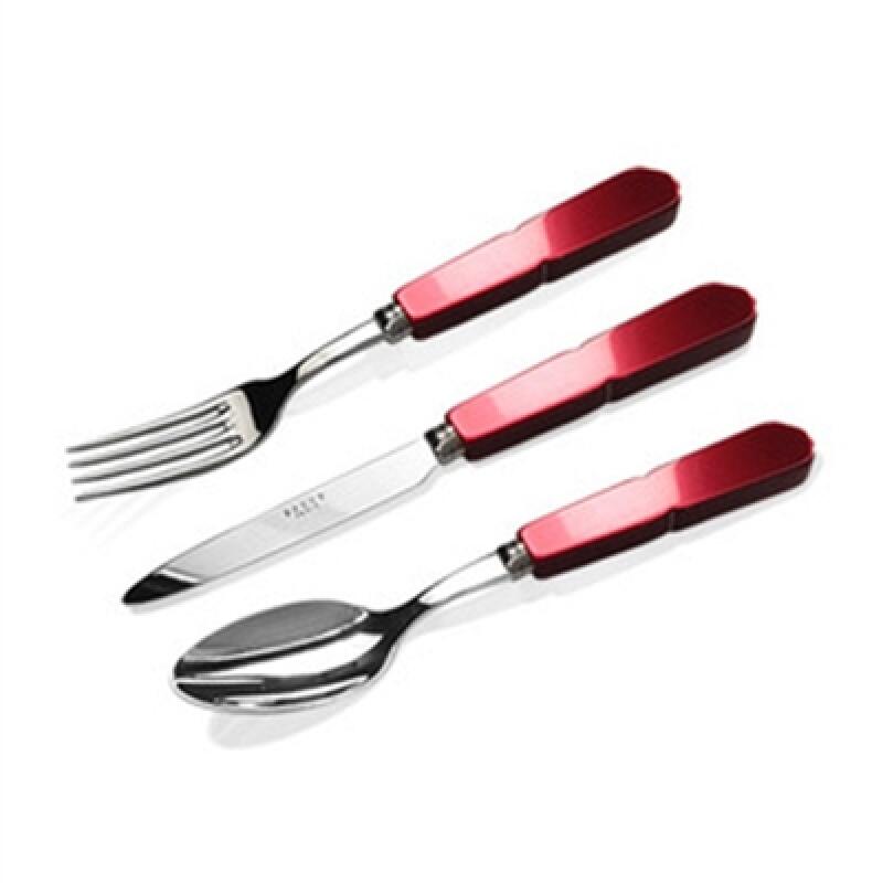 Gustave Red Dinner 3-piece Set