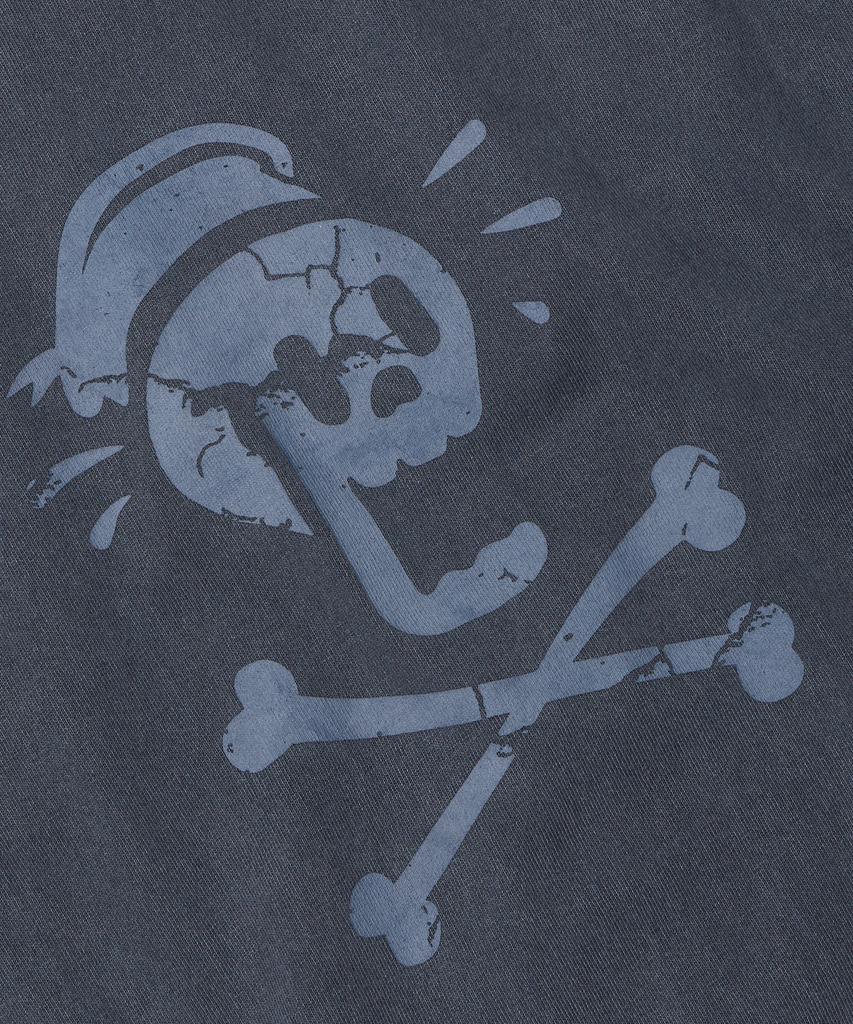 FRIZMWORKS Black Flag Pigment Dyeing Tee _ Navy