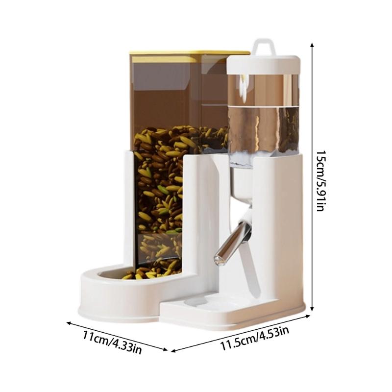 Automatic Hamster Feeder and Water Dispenser with Touch Sensitive Pin Design for Safe Drinking and Easy Monitor
