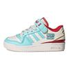 adidas Disney X  Originals Forum Leather Durable Low-Top Kids Skate Shoes Kids Sneakers White Blue Red IG3805