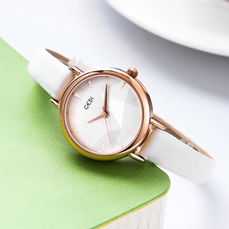 Ladies Temperament Belt Watch Fashionable Simple Casual Small Student Waterproof Watch