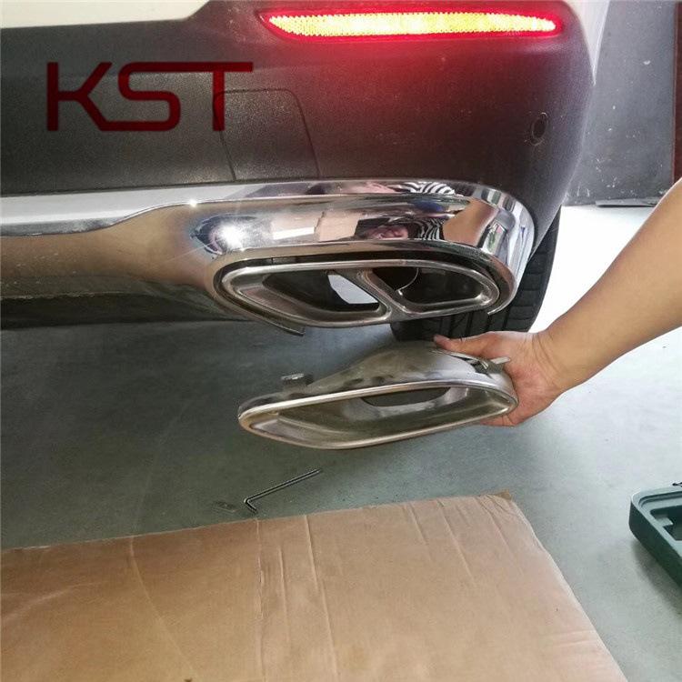 

Mercedes-Benz Tailpipe Modification: Four-Outlet Tailpipe for E-Class, C-Class, B-Class, GLC, GLE, GLS Black Version