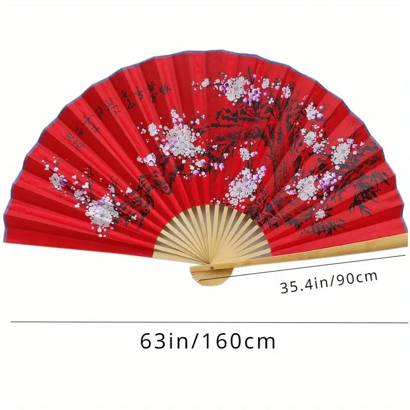 Extra Large Chinese Folding Fan 160*90cm Home Decoration Wall Decor Vintage Wedding Photography Background Wall Painting Props