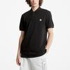 Timberland Single Pearl Loose Breathable Short Sleeve Polo Shirt Men Polo Shirts Black A24H2-001A
