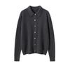 Women's 100% Cashmere Polo Neck Sweater - Versatile Autumn/Winter Knitwear Cardigan Blouse