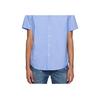 Polo Ralph Lauren Solid Color Polo Collar Logo Button Short Sleeve Shirt Men shirts Blue 710816449-018