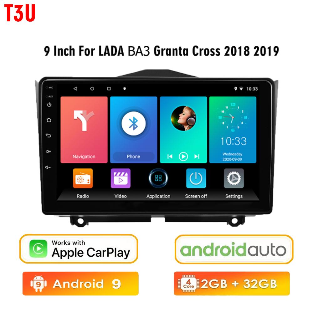 

Автомобильная стереосистема Icreative 2 Din Android для LADA BA3 Granta Cross 2018 2019 GPS-навигация Мультимедийный видеоплеер Carplay Screen