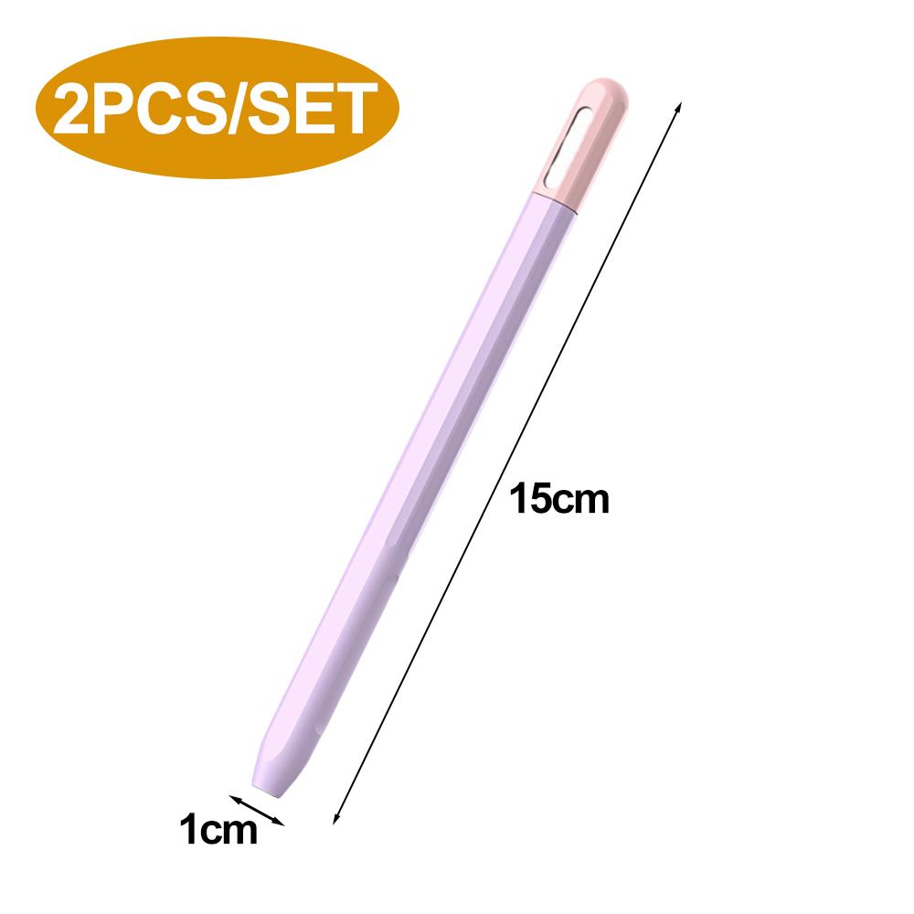 Custodia Porta Penne Morbida in Silicone 2 in 1 per Apple Pencil Pro Copertura Protettiva Manicotto Custodia Pelle per Penna Leggera per Apple IPencil Pro