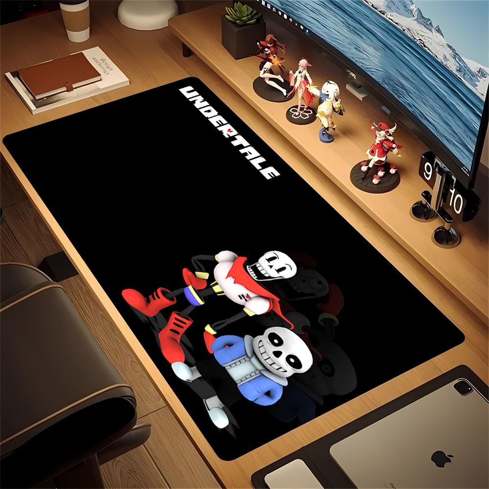 Tappetino per Mouse Gioco Undertale Sans Frisk Tastiera Tappetino Mouse Grande Computer Laptop Antiscivolo Tappetino Scrivania Tastiera Gomma Naturale Tappetino Mouse