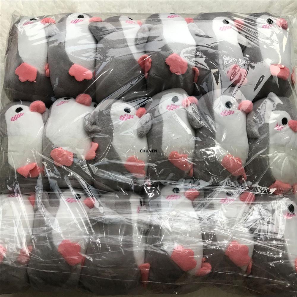 20 Stück Grauer Pinguin, ca. 11 cm. Stofftier Kuscheltier , Schlüsselanhänger Geschenk Tierpuppe Plüsch