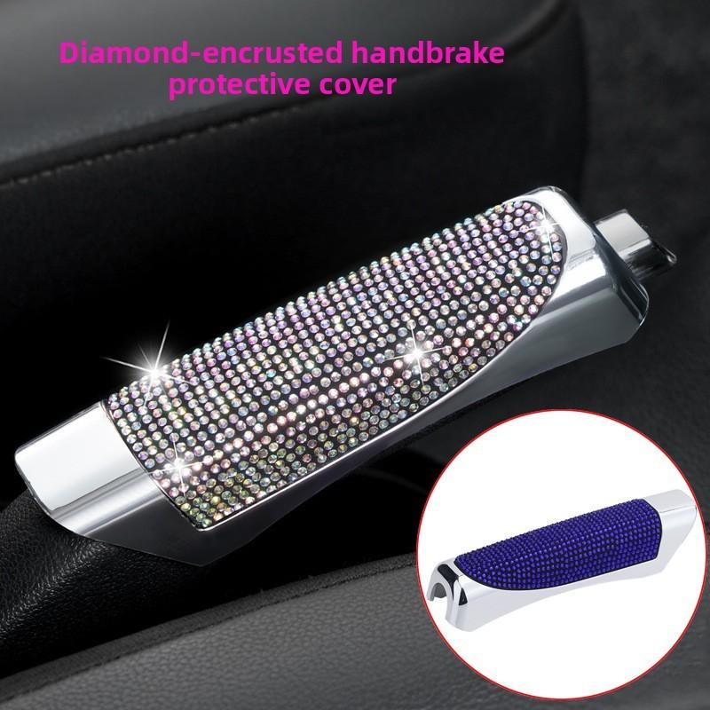 For Hyundai HB20 2012~2026 Car Parking Brake Hand Pulled Lever Non-slip Cover Handbrake Sleeve Dustproof Decor Cover Accessories
