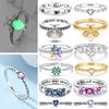 925 Sterling Silver Wedding Band Ring for Women Sparkling Starry Night Heart Zircon Stackable Ring Jewelry Party Engagement Gift