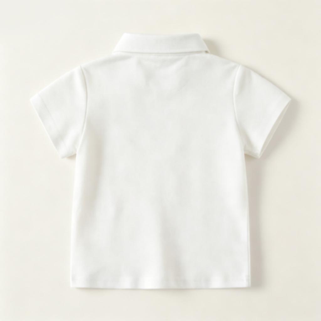 Boys' Cotton Short Sleeve T-Shirt Korean Versatile Top for Toddlers