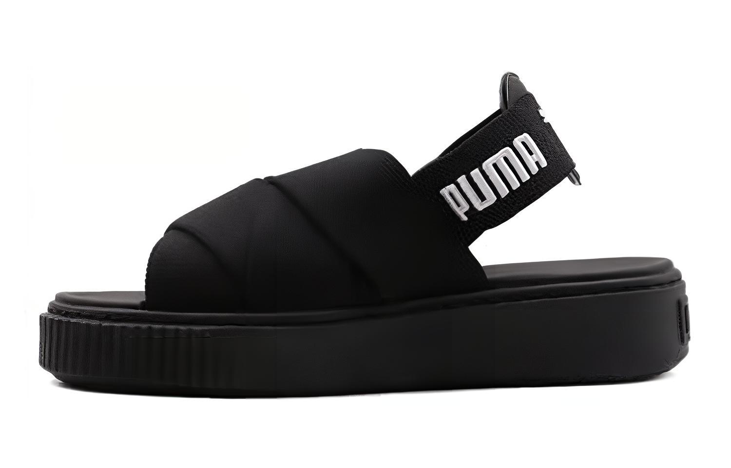 PUMA Platform Sandal Black Women s 365478-01 35.5