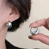 Unique Multi Layer Round Knotted Studs Earrings for Women Fashion Simple Versatile Geometric Earrings Trendy Daily Wear Jewelry