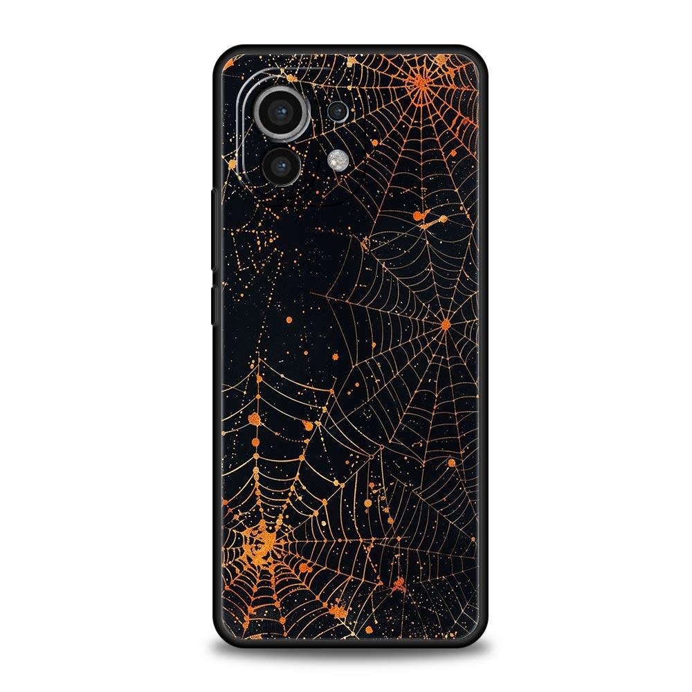 Spider Web Phone Case Cover for Xiaomi Mi 17 Pro Max 15 14 13 12 11 Ultra 15T 14T 13T 12T 11T Pro Lite Soft TPU Shell Fundas Bag