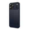 For iPhone 17 Pro Max Back Cover MOFI Brushed Texture Carbon Fiber Soft TPU Case
