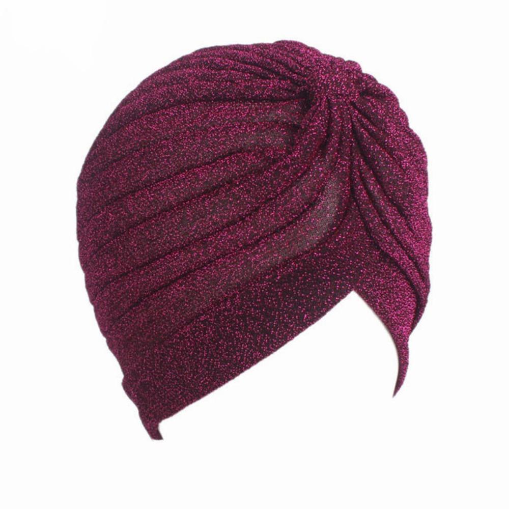 Elastic Twist Knot Turban Hat Wrap Style Cancer Chemo Hat New Islamic Headband  Women Headwear