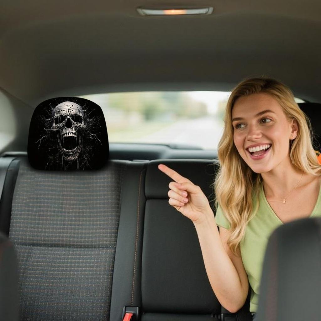 Car Printed Pillowcase Universal Elastic Style Funny Fun Universal Headband