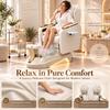 Pedicure Spa Chair Set with Manicure Table, Electric Foot Massage Chair & Nail Desk for Nail Salon, Complete Furniture Set