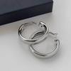 European and American Fashion High-end Atmospheric Earrings Trendy Cool Earrings Versatile Personalized Party Big Earrings Exquisite Commuter Earrings