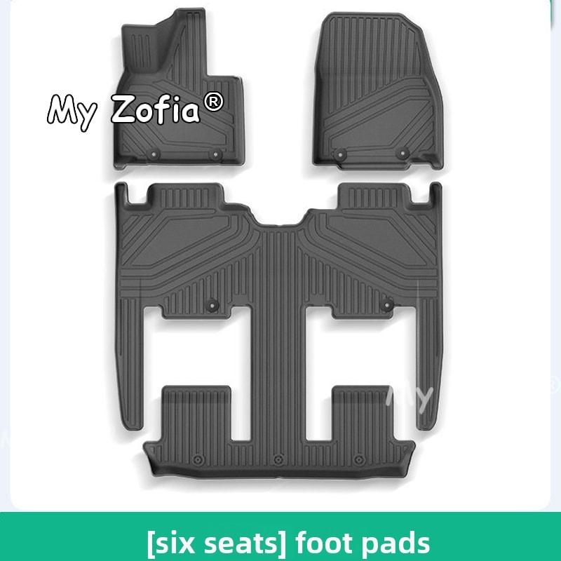 For Xpeng GX 2026 2027 Waterproof TPE Car Floor Mats Backrest Trunk Liners Waterproof Automotive Interior Refit Accessories