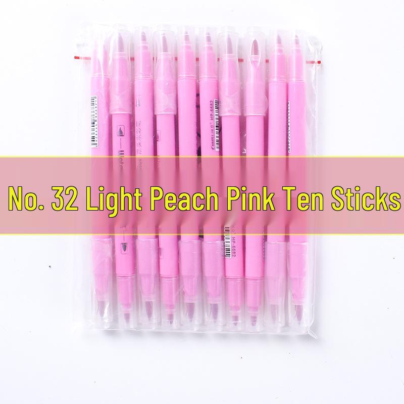 36-Color Double-Ended Soft Tip Washable Watercolor Pens for Primary Students