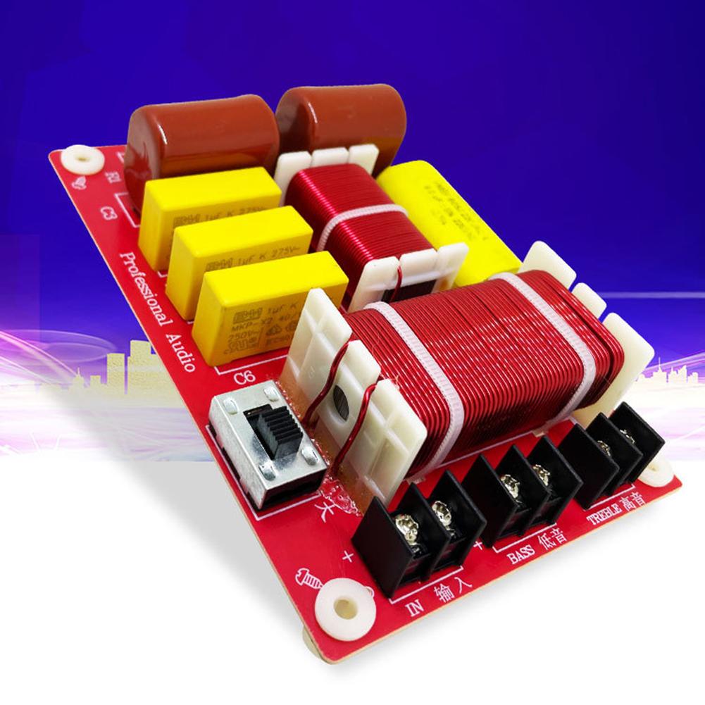 

WEAH-2507 2 Way Speaker Crossover Circuit Treble Bass Frequency Divider Kit AU