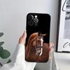 Black White Horses Galloping Phone Case for iPhone 11 15 Pro Max Case Coque 14 Plus 13 Pro 12 X XS XR 7 8 SE 2020 TPU Soft Cover