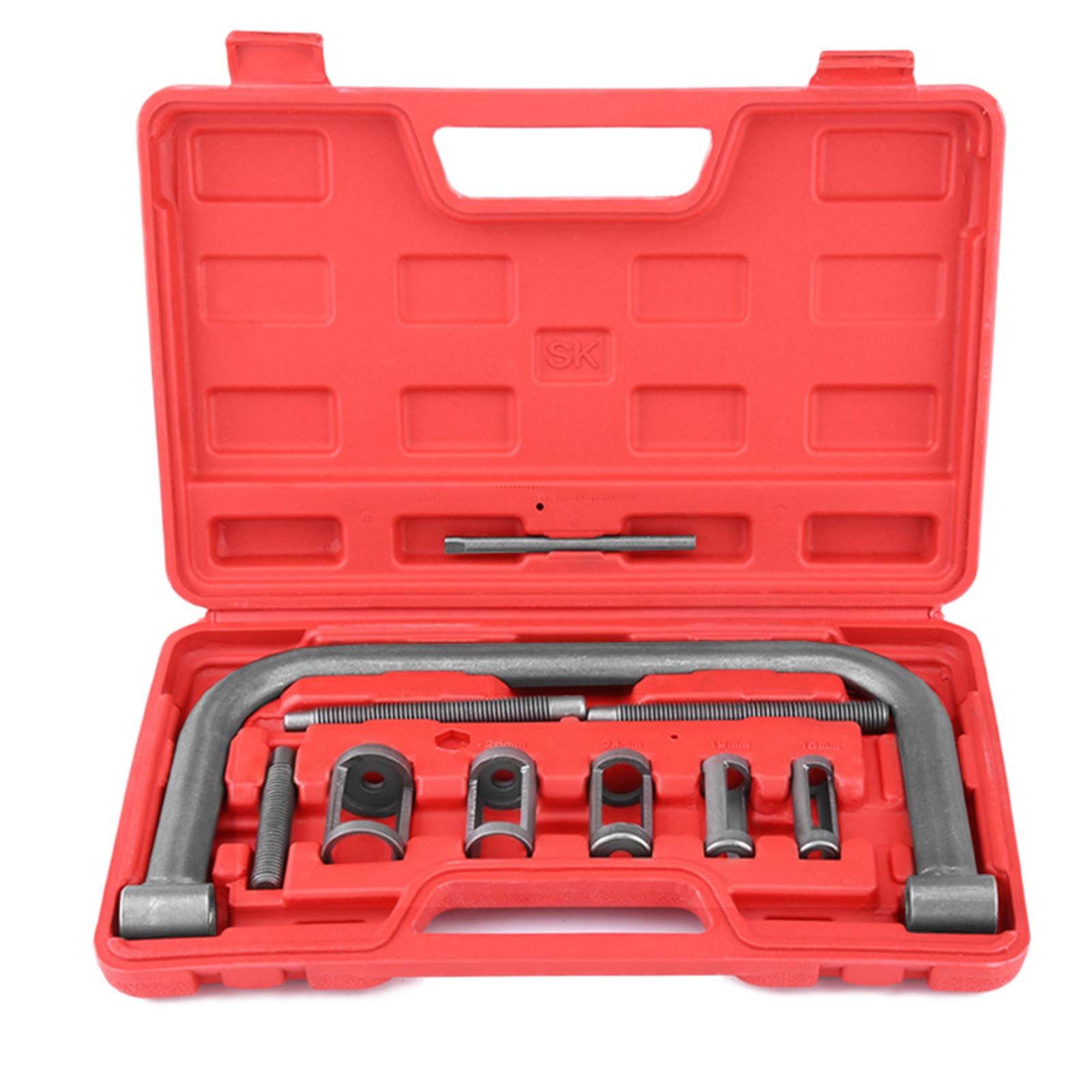 

10 шт. комплект компрессора клапанной пружины, инструмент для удаления установщика для автомобилей, фургонов, двигателей мотоциклов