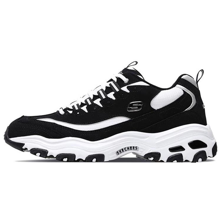 Skechers D'Lites 1.0 'Schwarz Weiß' (Unisex) Klobige Sneaker 666063 BKW