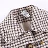 2025 Fashionable Plaid Woolen Jacket for Women, Perfect for Middle-Aged Moms and Seniors