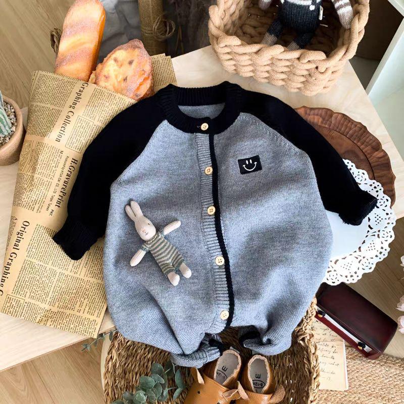 

2025 Autumn Baby Romper: New Style for Boys & Girls, Perfect for Crawling and Outings in Cooler Months 66 сірий колір
