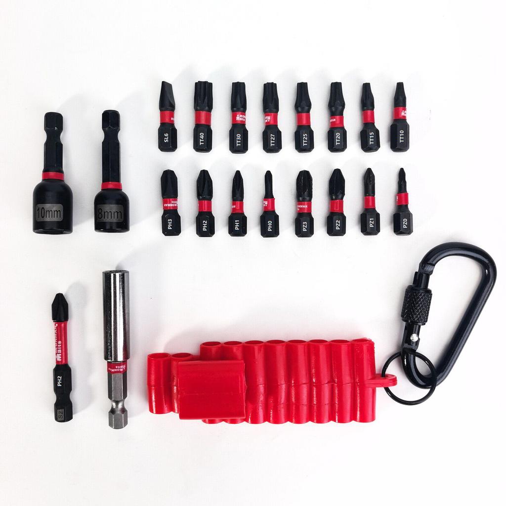 Magnetic Screwdriver Bits Set High Grade Steel Extension Rod For Cross Head Screw Repair Power Tools Drill Bit Accessories