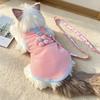 Cat dog clothes spring and summer pet British short blue cat anti-hair loss breathable sun protection tractable teddy bear vest