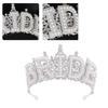 Eye-Catching Rhinestones Bridal Hairband Pearls Bride Crowns Wedding Stylish Bridal Crowns for Wedding Party