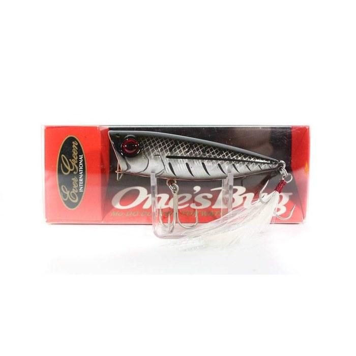 Evergreen Popper Mode One s Bug 6.8cm 9.8g Black Bone #619