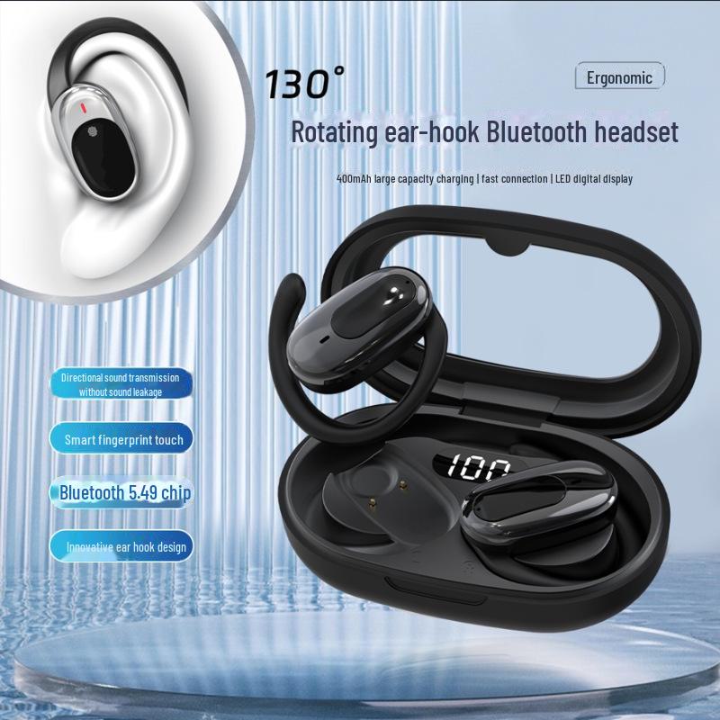 Berlin Sound Wireless Ear-hook Sports Bluetooth Headphones – True Wireless, Ultra-long Battery, High-end Sound Quality, Non-in-ear Design.