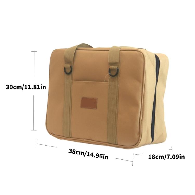Gas Stove Canister Pot Carry Bag Double Layer Camping Gas Tanks Storage Bag Outdoor Cassette Stove Gas Tanks Storage Bag