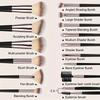 Complete Professional Makeup Brushes Set All in One Kit for Eyeshadow Eyeliner Fa and Detailed Cosmetics Application Tools