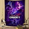 Chucky Horror Movie Anime Tapestry Hanging Tarot Hippie Wall Rugs Dorm Home Decor