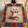 1 Stück Flanelldecke mit Cartoon-Druck, Hohe Qualität, Bequem für alle Jahreszeiten, Heimdekoration, Wärme und Komfort, Perfekt als Weihnachts- oder Geburtstagsgeschenk