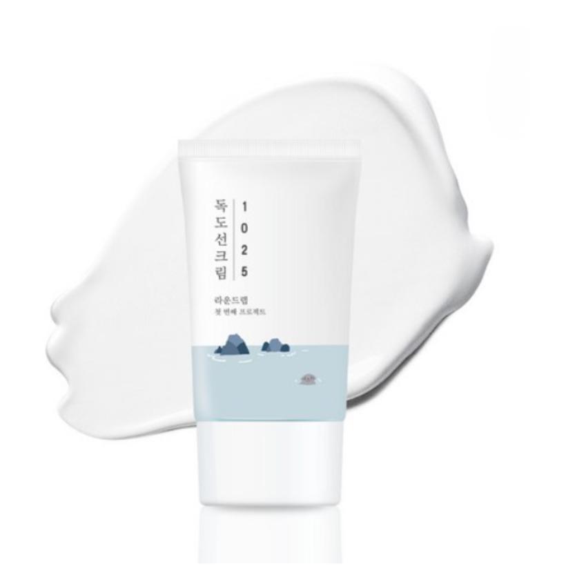 ROUND LAB 1025 Dokdo Sunscreen SPF50+ PA++++ 50ml Hydrating Lightweight UV Protection