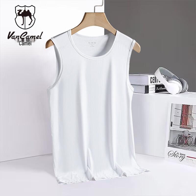 VANCAMEL Men s Summer Ice Silk Quick-Dry Loose Vest 2XL