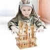 Fantasy Villa Model House Kit 3d Puzzle Model Set Woodcraft Construction Toy