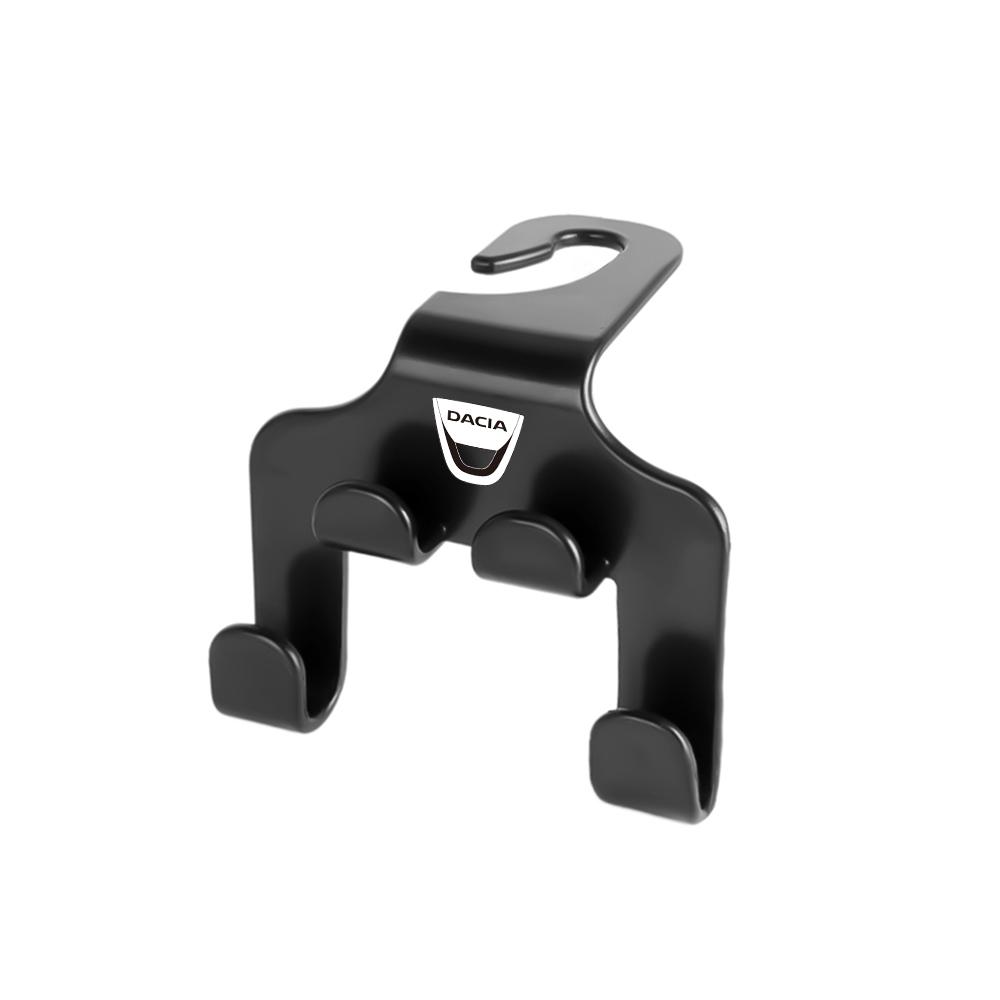 1PC Double-Head Car Back Seat Hook Multifunctional Organizer Hanger for Renault DACIA Duster Megane Logan Clio Loguna Arkana ZOE S222