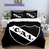 Club Atletico Independiente Pattern Bedding Home Decoration Birthday Gift (1 * Duvet Cover + 2 * Pillowcase, Without Core)