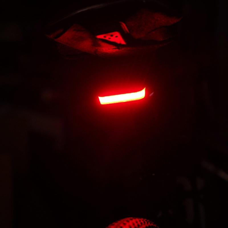 Solar Charging High Brightness Safety Warning Taillight LED Bicycles Tail Lamp Watertight Tail Light Bikes Rear Light