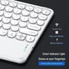 OLOEY Portable Wireless Bluetooth Keyboard with Round Keycaps
